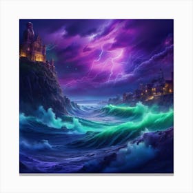 Stormy Sea 1 Canvas Print