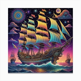 Ethereal Flotilla Canvas Print