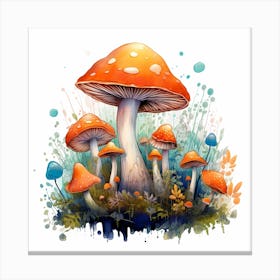 Mushroom Painting 6 Canvas Print