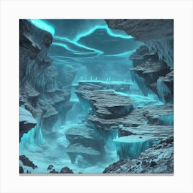 Ice Cave 1 Canvas Print