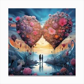 Surreal Love Garden By Csaba Fikker 15 Canvas Print