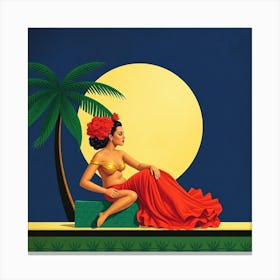 Latin Dancer Canvas Print