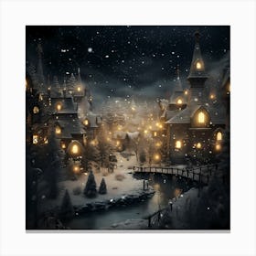 Whirlwind of Wintertime Whispers Canvas Print