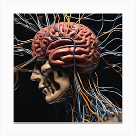 Brain And Nerves 5 Canvas Print