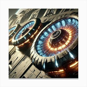 Shield Generators Converted Canvas Print