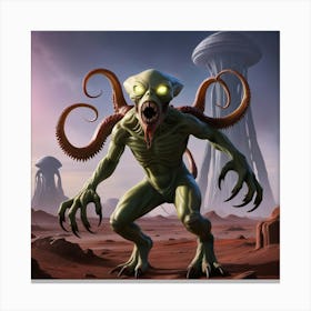 Alien 6 Canvas Print