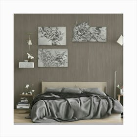 Modern Bedroom 4 Canvas Print