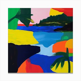 Abstract Travel Collection Virgin Islands Us 1 Canvas Print