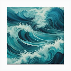 Ocean Waves 5 Canvas Print