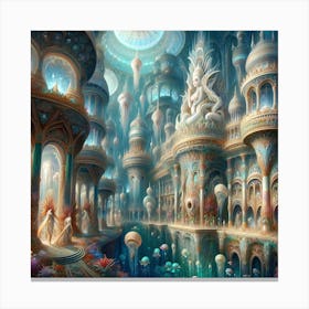 Fantasy City 1 Canvas Print