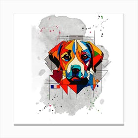 Dog Print Canvas Print