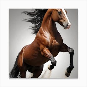 Horse Galloping Canvas Print