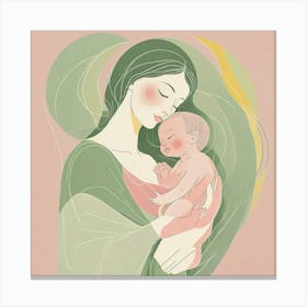 Motherhood Art Print (6) Canvas Print