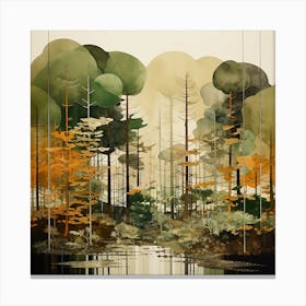 'The Forest' 3 Canvas Print