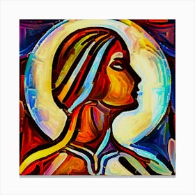 Hecate Glass Mosaic 3 Canvas Print