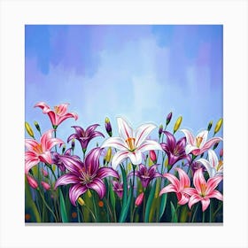 Lily Painting 1 Canvas Print