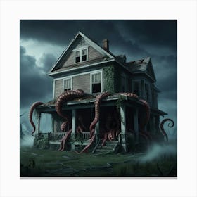 Haunted House 7 Canvas Print