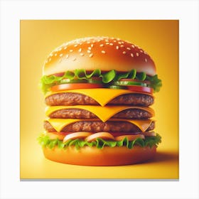 Burger3 Canvas Print