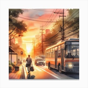 Street 3 Canvas Print