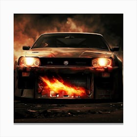 Skyline from hell Canvas Print