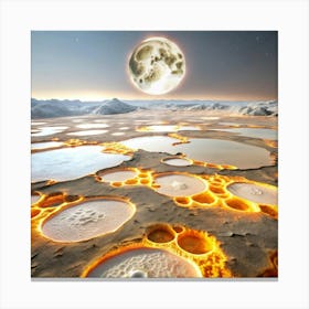 Nasa'S Moon Canvas Print