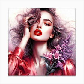 Portrait Artwork 162 Canvas Print