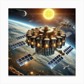 Stellar Forge Location Converted Canvas Print