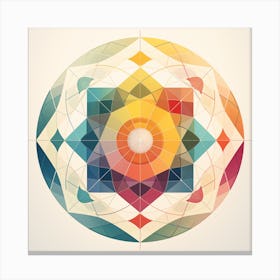 Geometric Mandala Canvas Print