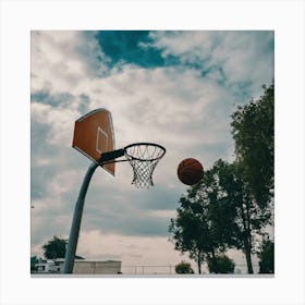 Basketball - Basketball Stock Videos & Royalty-Free Footage Canvas Print