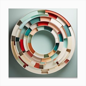 Circular Wall Art Canvas Print