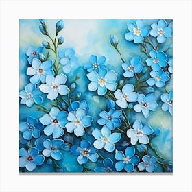 Forget Me Nots 6 Canvas Print