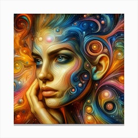 Psychedelic Painting Canvas Print