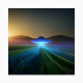 Alien Spaceship 2 Canvas Print