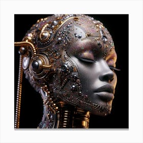 Futuristic Woman 12 Canvas Print