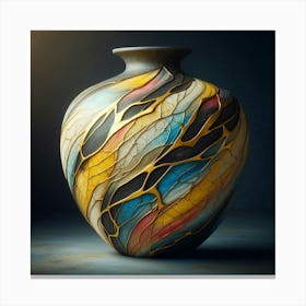 Abstract Vase Canvas Print