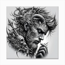 Demon 3 Canvas Print