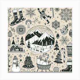 Christmas Collection Canvas Print