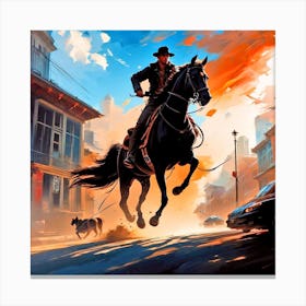 Red Dead Redemption 3 Canvas Print