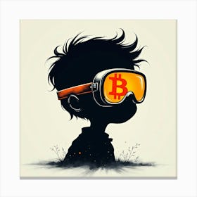 Bitcoin Kid 2 Canvas Print