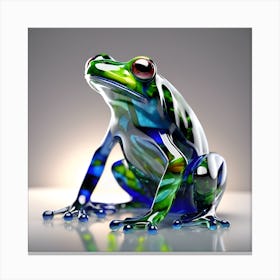Glass Frog Canvas Print