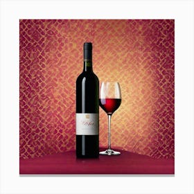 Glass Of Red Wine Canvas Print