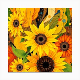 Sunflowers 3 Canvas Print