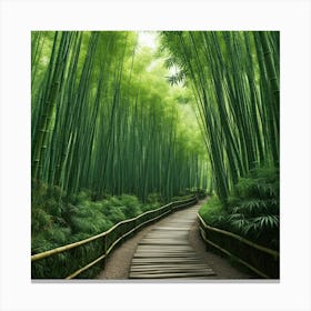 Bamboo Forest 9 Canvas Print