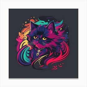 Cat Portrait Canvas Print