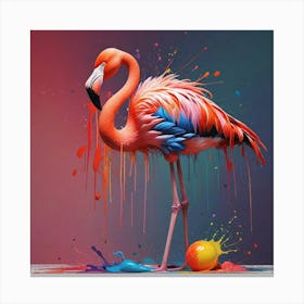 Flamingo 2 Canvas Print