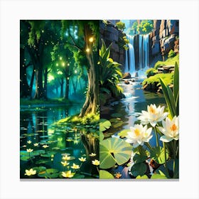 Lily Pond Canvas Print