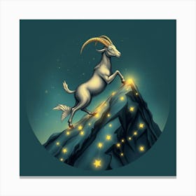 Goat Zodiac Sign 6 Canvas Print