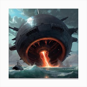 Spaceship Canvas Print