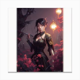 Chinese Girl Canvas Print