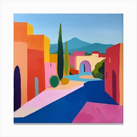 Abstract Travel Collection Marrakech Morocco 8 Canvas Print